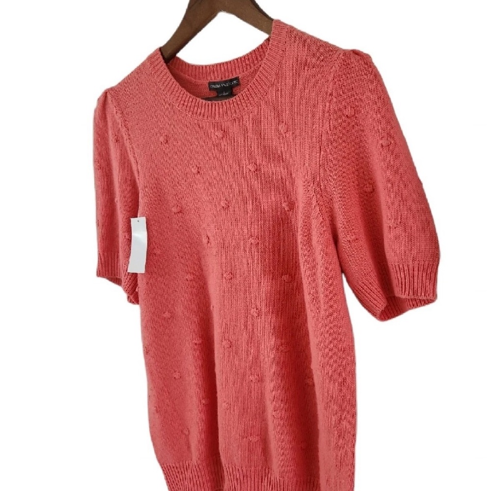 Chelsea & Theodore Coral Knit Top